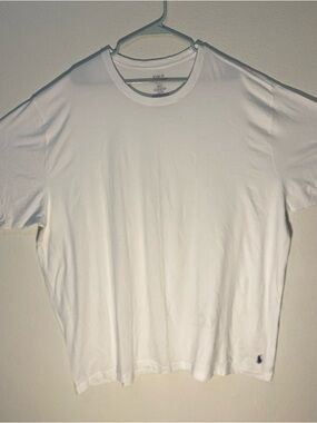 Polo Ralph Lauren Pony Crew Neck Casual T-Shirt Size Men’s 4XL White New